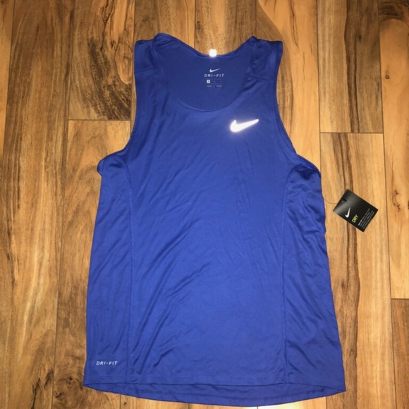 Nike Other - MENS NIKE DRI-FIT MILER RUNNING TANK TOP